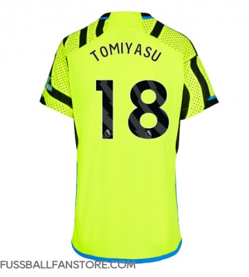 Arsenal Takehiro Tomiyasu #18 Replik Auswärtstrikot Damen 2023-24 Kurzarm